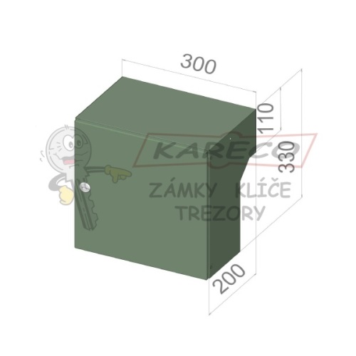  | Rozměrové schéma DOLS F-04