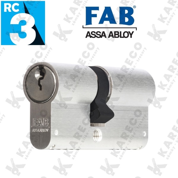 Cylindrická vložka FAB 200RSBDNm 40+85mm 3 klíče