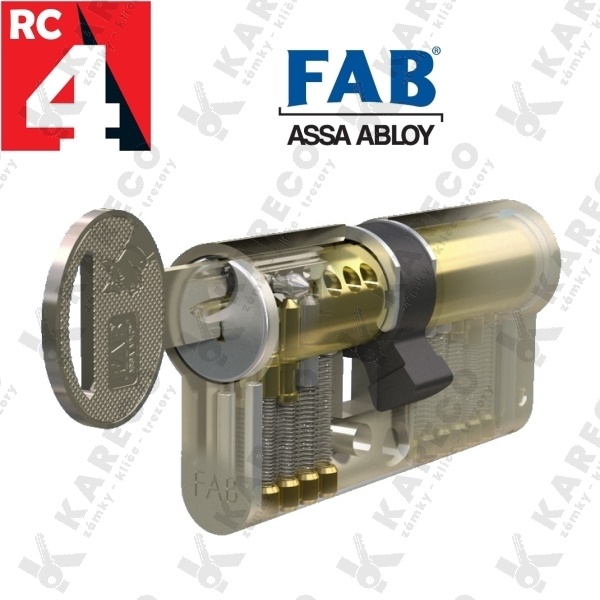 Cylindrická vložka FAB 1000U4BDNs 50+60mm 5 klíčů