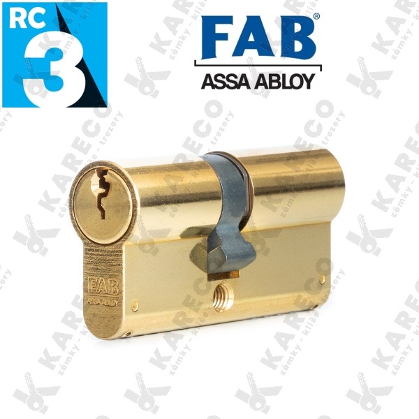 Cylindrická vložka FAB 200RSBD 30+80mm 3 klíče