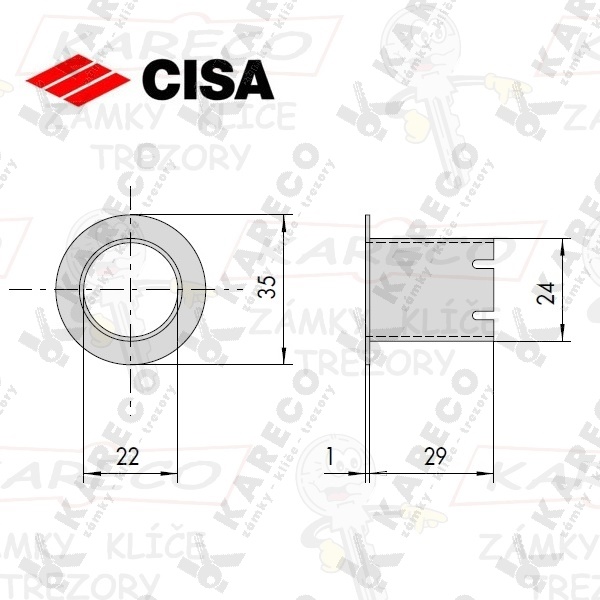  | CISA 46237-00-0 dolní protikus