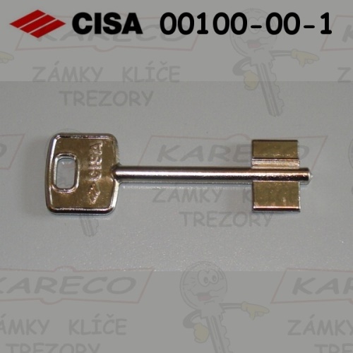 CISA 00100.00.1 polotovar trezorového klíče