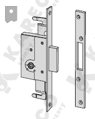 CISA 57225-45-0 zadlabací zámek trezorového typu