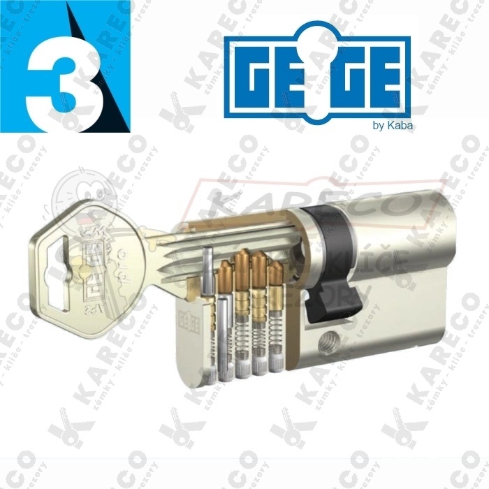 Cylindrická vložka GEGE AP2pro 35+40 5 klíčů (75mm/35+40)