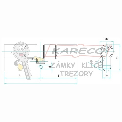  | Rozměrové schéma FAB 2000